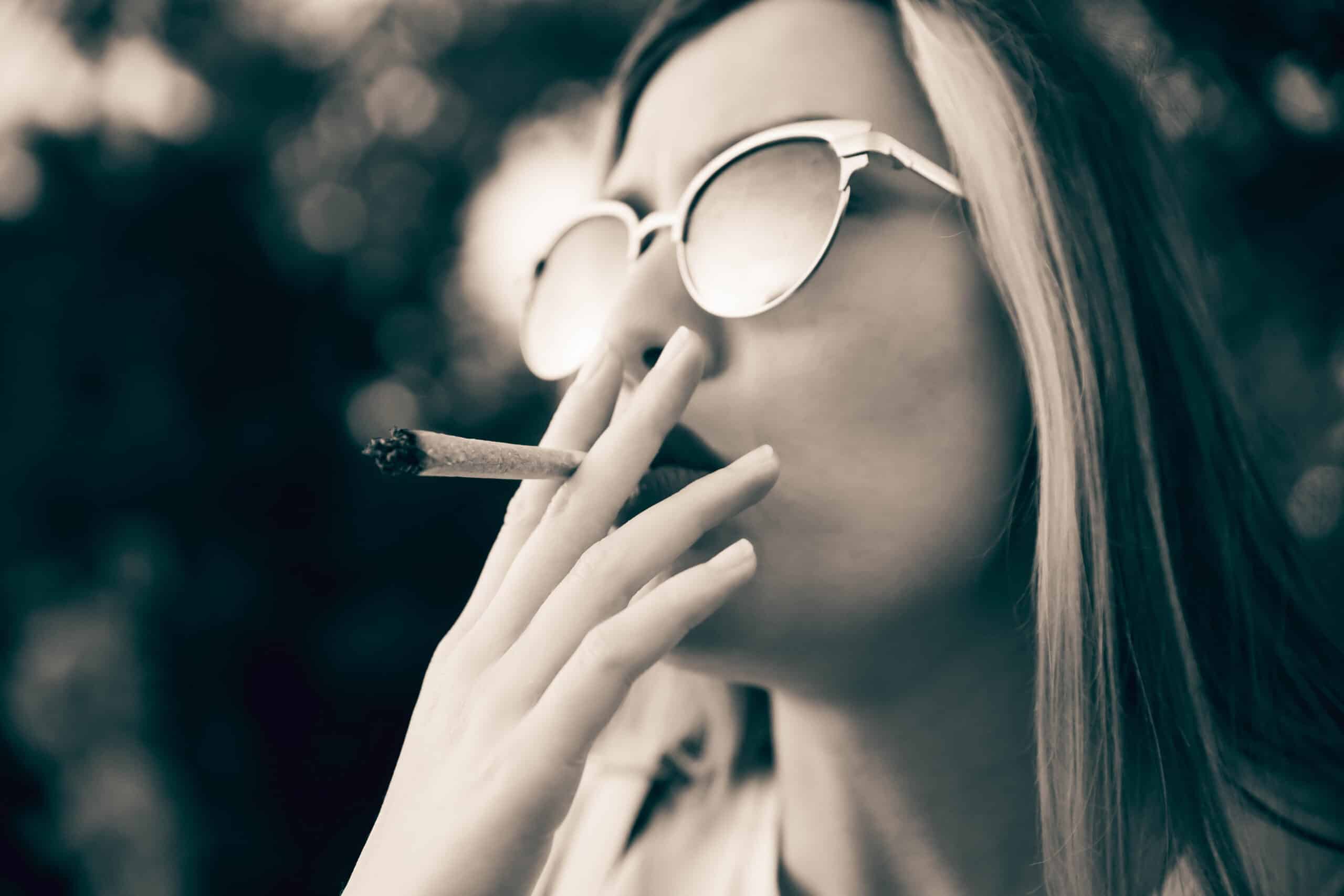 Women Smoking Ganja